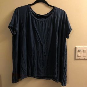 Blue oversized t shirt